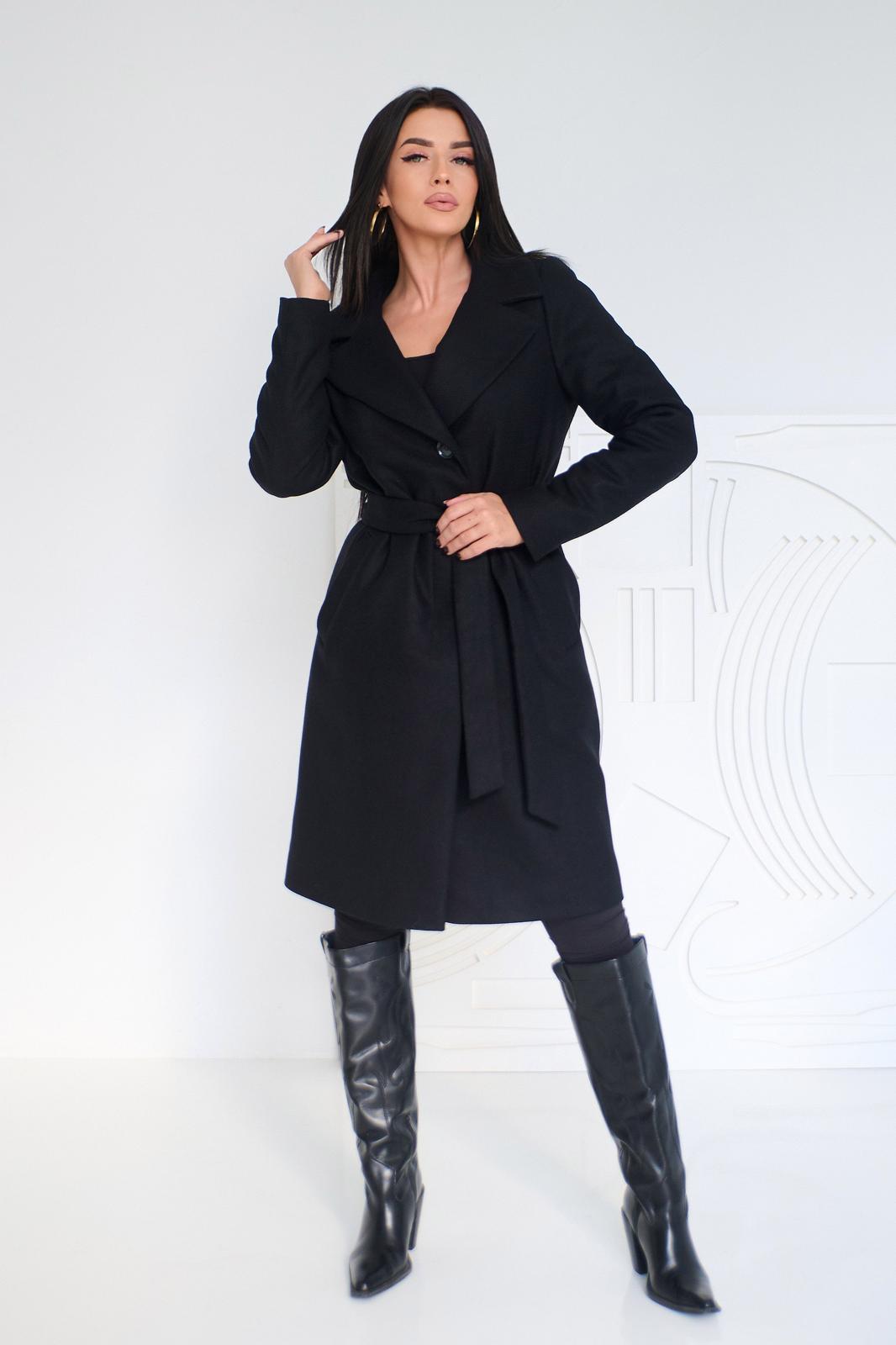 Sofia Wollmantel - Schwarz